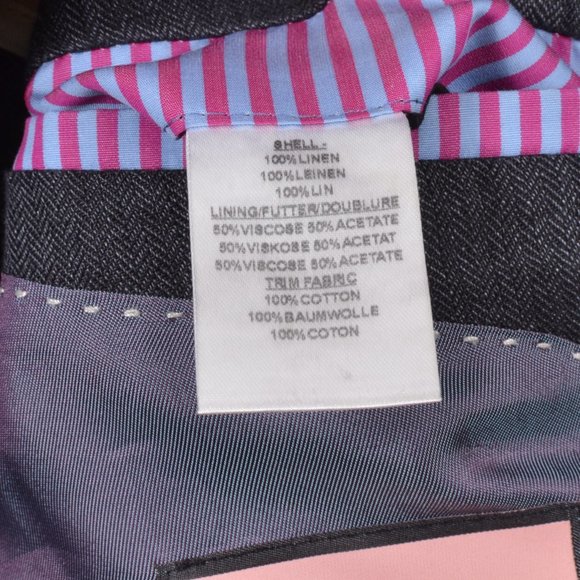 Thomas Pink 44R Linen Jacket (fits 41R) - Picture 4 of 5